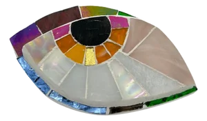 Anti Evil Eye Mosaic #16 Wall Sculpture by Ruth Minola Scheibler