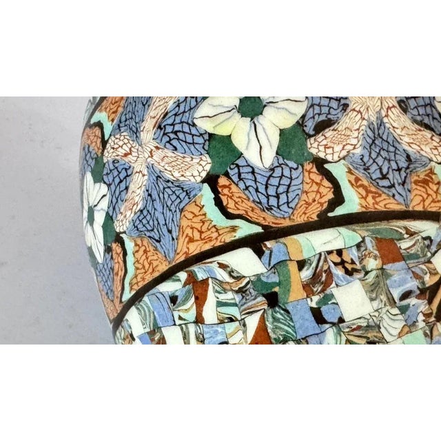 Mid-Century Glazed Earthenware Vase by Jean Gerbino, France, 1960s For Sale - Image 10 of 13