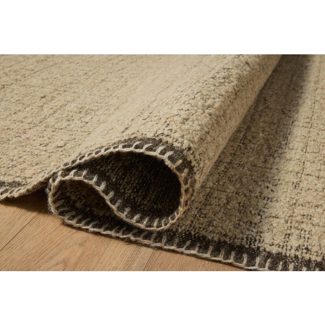 Transitional Amber Lewis x Loloi Bowie Sand / Coffee 2'-9" x 12'-0" Runner Rug For Sale - Image 3 of 5