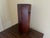 English Mid-Century Octagonal Wood Umbrella Stand With Brass Lion-Head Ring Handles For Sale - Image 3 of 10