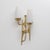 1990s Brutalist Bronze and Murano Glass Wall Sconces in the style of Felix Agostini, 1990s, Set of 2 For Sale - Image 5 of 8