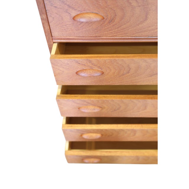 Wood Danish Chest of Drawers in Teak with Seven Drawers, 1960s For Sale - Image 7 of 15