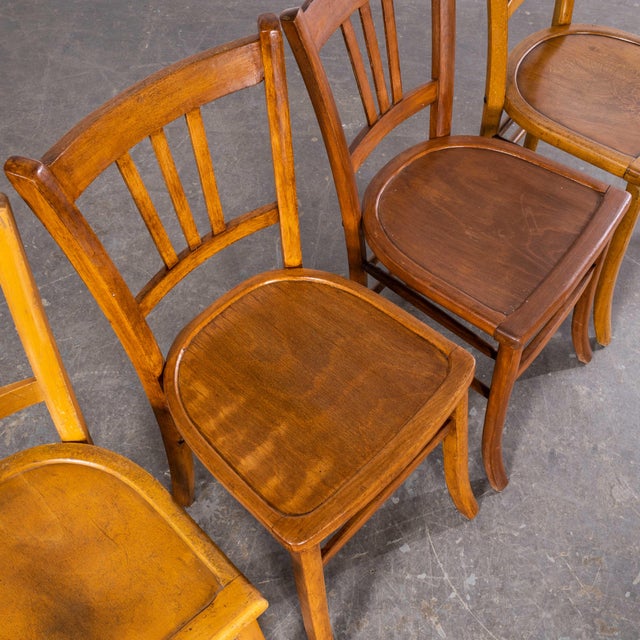 French Blonde Farmhouse Dining Chairs, 1950s, Set of 4 For Sale - Image 18 of 18