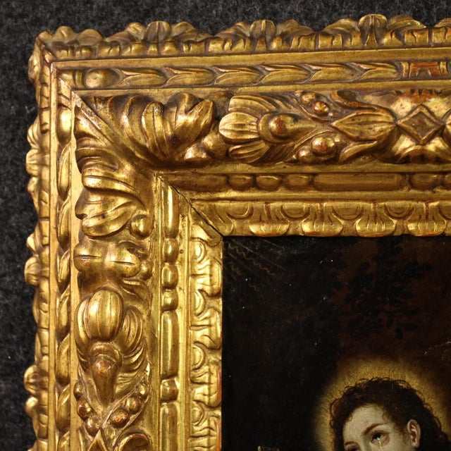 Venetian School Artist, Penitent Magdalene, 1640, Oil on Copper For Sale - Image 9 of 15