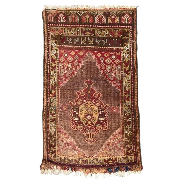 Small Turkish Yastik Rug For Sale