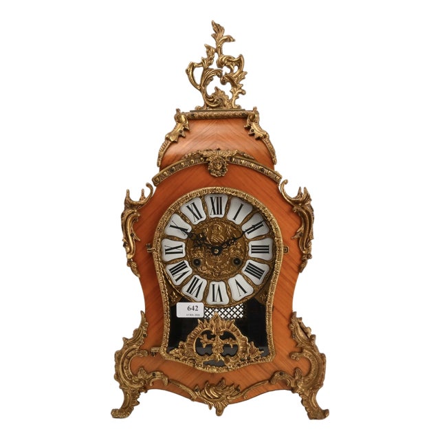 Antique Regency Style Mantel Clock, 1920s For Sale