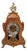 Antique Regency Style Mantel Clock, 1920s For Sale