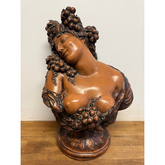 Vintage Terracotta Sculpture, 1920 For Sale - Image 3 of 7