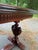 Antique French Style Walnut Flip Top Game Table | Carved Pedestal Console Table | Renaissance Revival Sofa Table | Burl Walnut Entry Table For Sale - Image 13 of 13