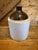 Late 20th Century Antique Ceramic Whiskey Moonshine Jug Crock Stoneware Two-Tone Brown For Sale - Image 5 of 8