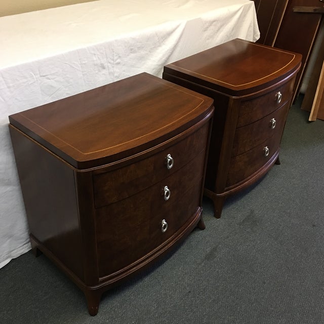 Thomasville Bogart Collection Nightstands A Pair Chairish