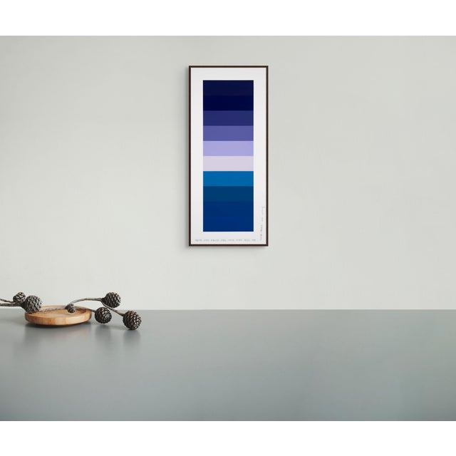 Abstract Contemporary Abstract "Pencil and Acrylic on Fabriano-Pittura Paper "Emotional Color Chart 224" by Kyong Lee For Sale - Image 3 of 4