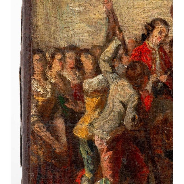 Baroque Jean-Michel Moreau Frontispice Study Oil on Canvas For Sale - Image 3 of 7