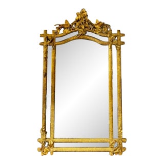 19th Century Pair of French Louis XVI Style Tree Form Mirrors For Sale