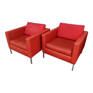 Late 20th Century Jack Cartwright Logan Lounge Chairs - a Pair