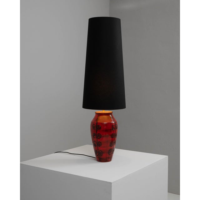 Ceramic 20th Century German Ceramic Table Lamp For Sale - Image 7 of 18