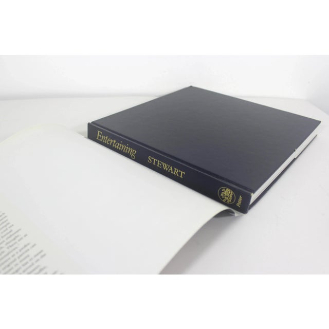 Entertaining By Martha Stewart Copyright 1982 Preface and Sources 1998 Hardcover with dust jacket. 10.25” wide 1” deep...