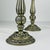 Silver Vintage Metal Table Lamp, Italy 1960s, Set of 2 For Sale - Image 8 of 14