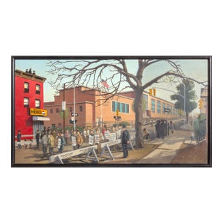 William Waithe, Teachers' Strike, Painting For Sale
