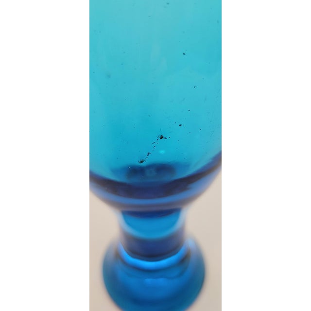 Mid Century Blenko Art Glass Lighter For Sale - Image 14 of 16