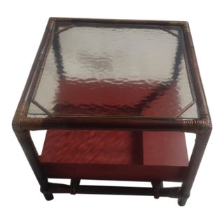 John Wisner for Ficks Reed Boho Chic End Table For Sale
