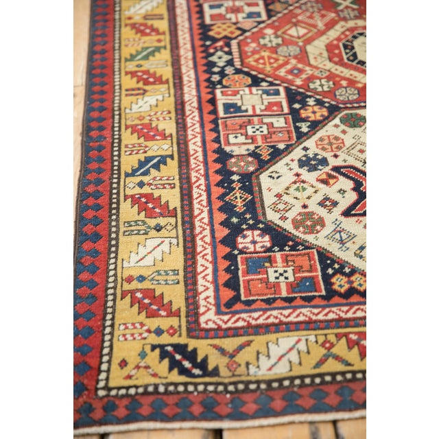 Early 20th Century Antique Kazak Rug Runner - 3'8" X 9'7" For Sale - Image 5 of 12