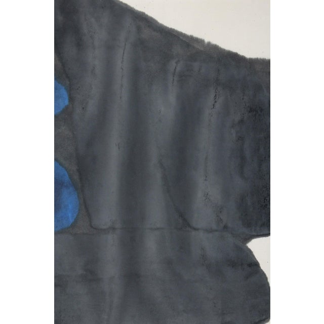 1960s Original Signed Carol Summers "Stromboli Dark" Woodblock Print, Framed For Sale - Image 4 of 6