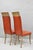 Art Deco Vintage French Art Deco Gio Ponti Style High Back Pickled Wash Side Chair - Pair For Sale - Image 3 of 18