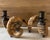 Farmhouse Pair of Large Faux Ram's Horn Candle Holders For Sale - Image 3 of 12