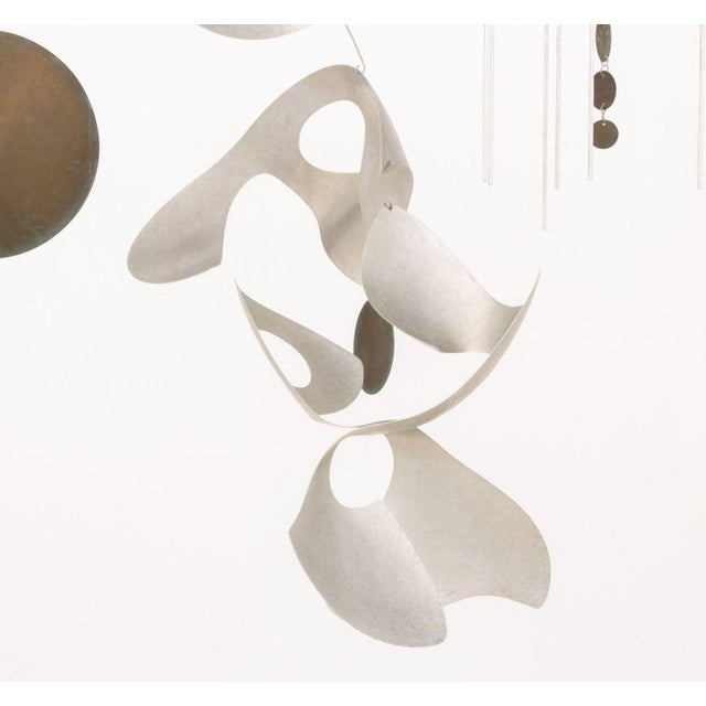 Silver American Modernist Abstract Mobile For Sale - Image 8 of 14