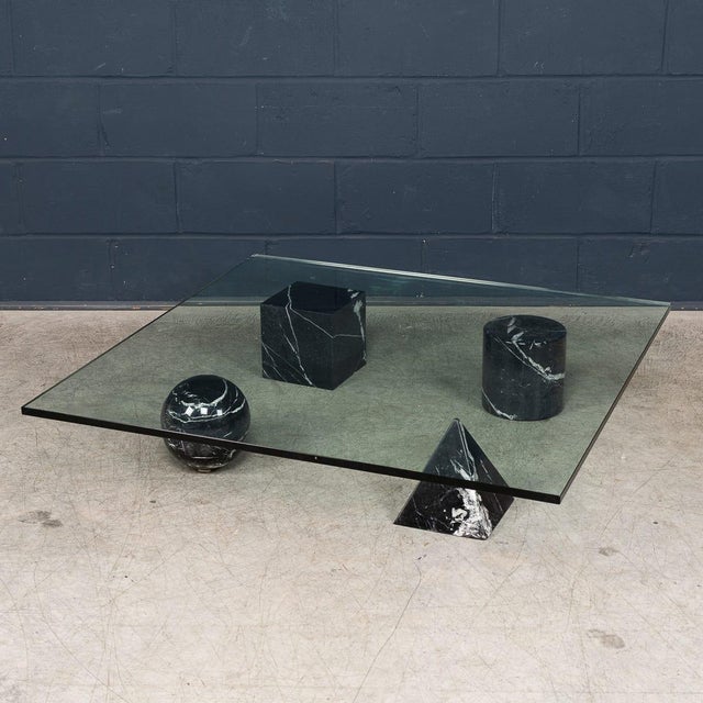 1980s 20th Century Metafora Coffee Table by Lella & Massimo Vignelli for Casigliani, 1980, Set of 5 For Sale - Image 5 of 15