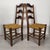 Vintage Rustic Straw Chairs, 1950s, Set of 6 For Sale - Image 6 of 18