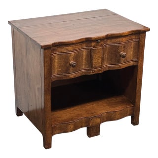 Gregorius Pineo Aspen Walnut Bedside Table For Sale