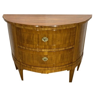 Demi Lune Chest of Drawers in Mahogany, 1810 For Sale