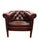 Vintage Chesterfield-Style Club Chair in Oxblood Leather For Sale - Image 4 of 7