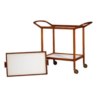 Brazilian Mid-Century Modern Bar Cart in Caviuna wood, Unknown, 1960s - Lot 692 For Sale