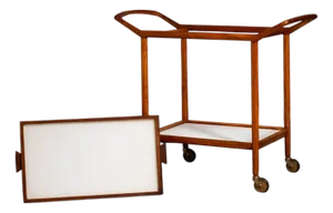 Brazilian Mid-Century Modern Bar Cart in Caviuna wood, Unknown, 1960s - Lot 692