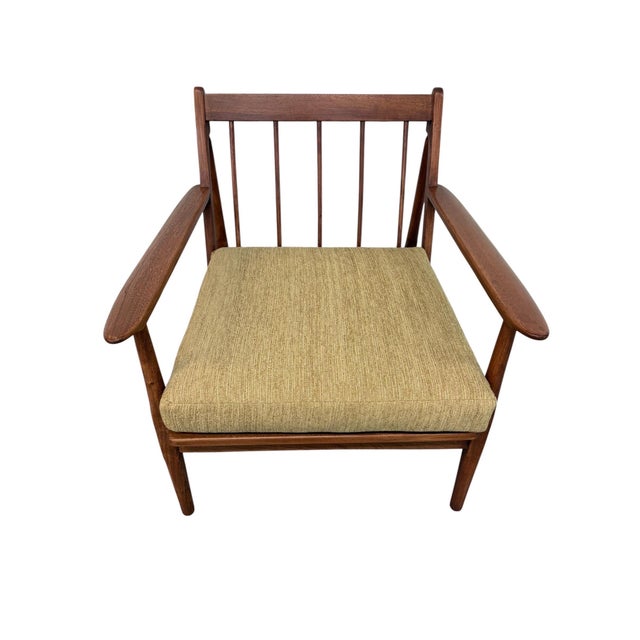 Mid-Century Modern Walnut Sofa & Arm Chair - Refinished! For Sale - Image 14 of 15
