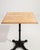 Cast Iron Bistro Table with Oak Top, Antique, France, 20th Century For Sale - Image 10 of 13