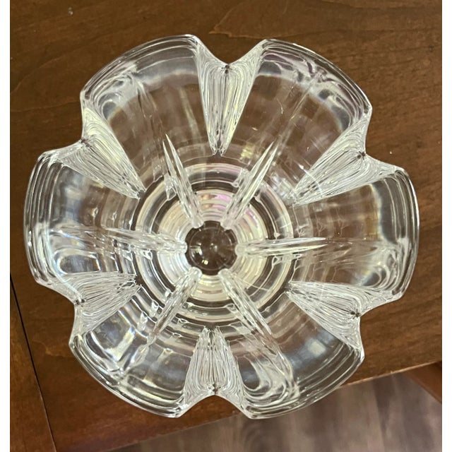 Art Deco Crystal Vase by Orrefors of Sweden For Sale - Image 3 of 6