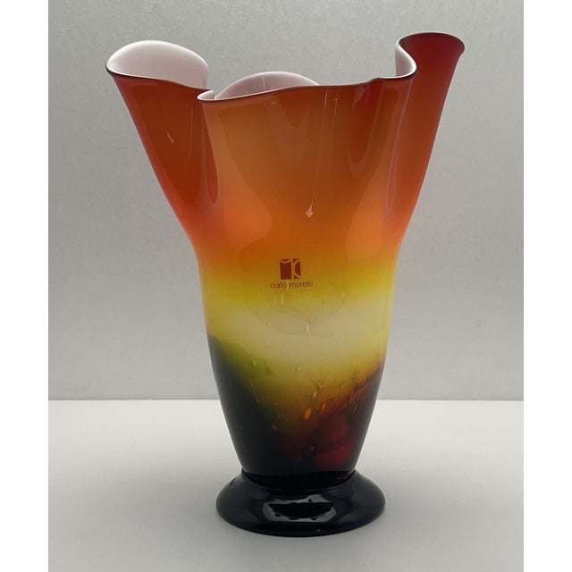 Vintage Vase by Carlo Moretti, 1990s For Sale - Image 11 of 17