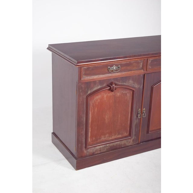 European English-Style Tall Sideboard For Sale - Image 3 of 9
