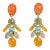 Vintage Schreiner of New York Chandelier Earrings, A Pair For Sale