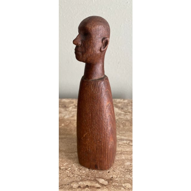 Mid-Century Modern Vintage Modernist Wood Sculpture by Nimo Mocharnuik For Sale - Image 3 of 5