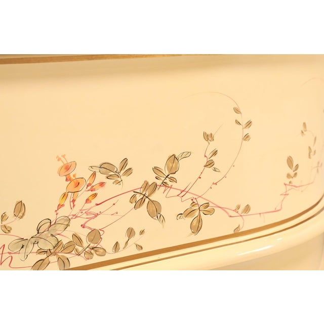 Chinoiserie Painted Carlton House Writing Desk With Chair For Sale - Image 18 of 18