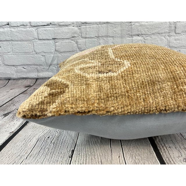 20 x 20 Rug Pillow Topkapi Ethereal Turkish Pillow Cushion Cover For Sale - Image 4 of 4