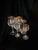 Glass Mid 20th Century Bohemian Geneva Set of Crystal Gold Trimmed Barware - 21 pcs For Sale - Image 7 of 12