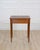 French 20th Century Louis XVI Style Cherrywood Side Table with Leather Top For Sale In Atlanta - Image 6 of 12