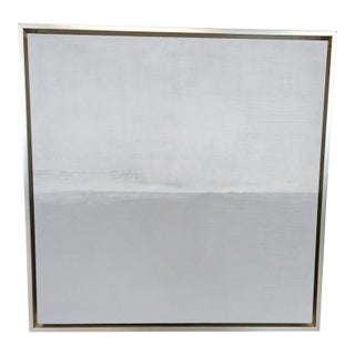 Lisa Violetto “Morning Fog Iii” Framed Contemporary Canvas Art For Sale