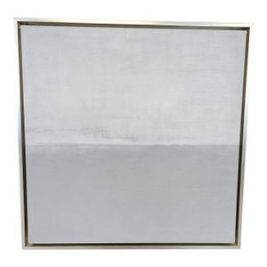 Lisa Violetto “Morning Fog Iii” Framed Contemporary Canvas Art